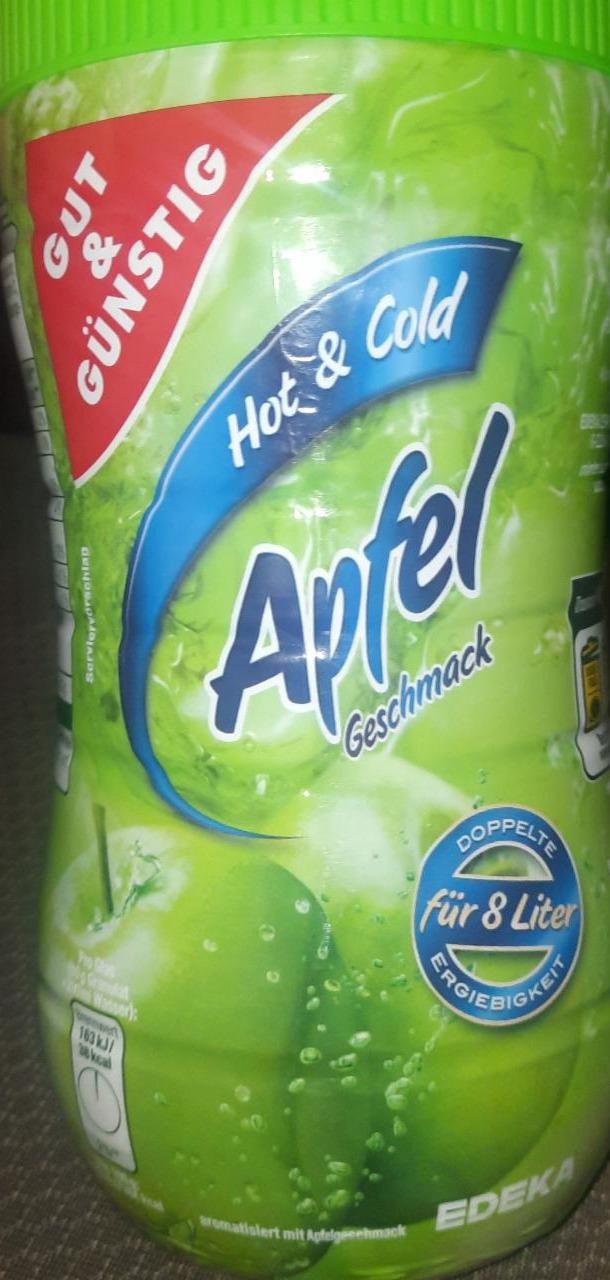 Zdjęcia - Hot & Cold Apfel Geschmack Edeka