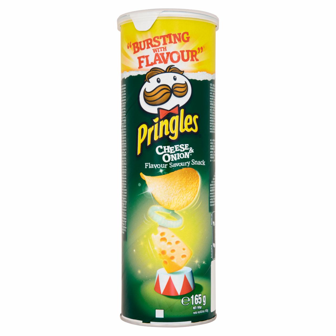 Zdjęcia - Pringles Cheese & Onion Chrupki o smaku serowo-cebulowym 165 g