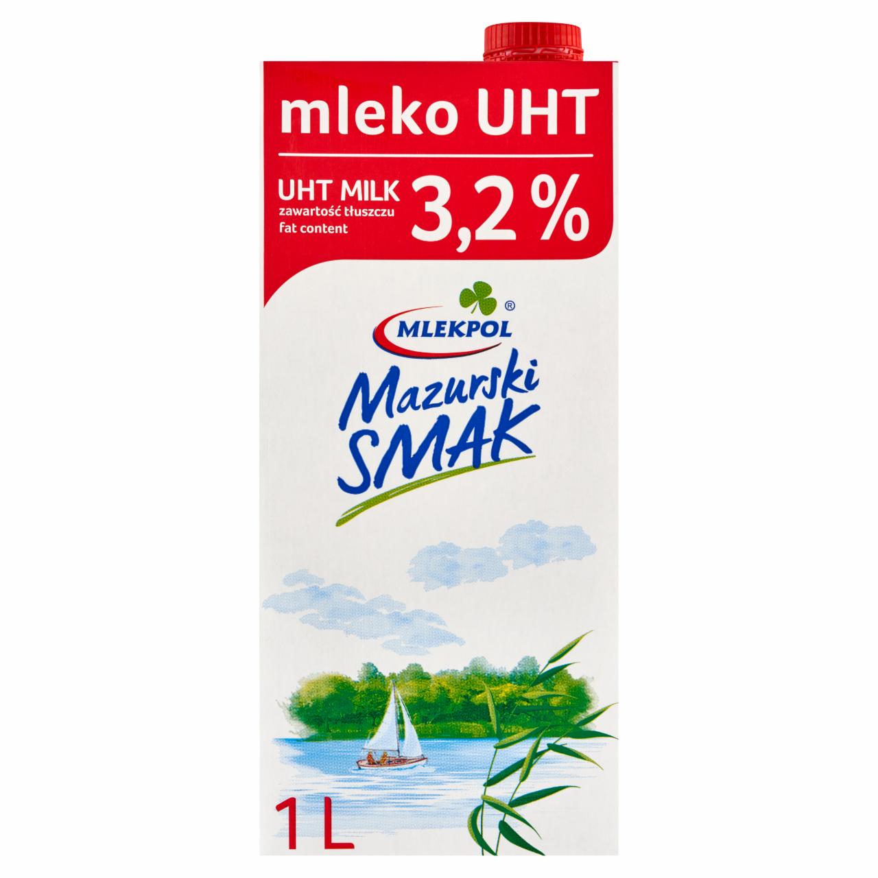 Zdjęcia - Mlekpol Mazurski Smak Mleko 3,2 % 1 l