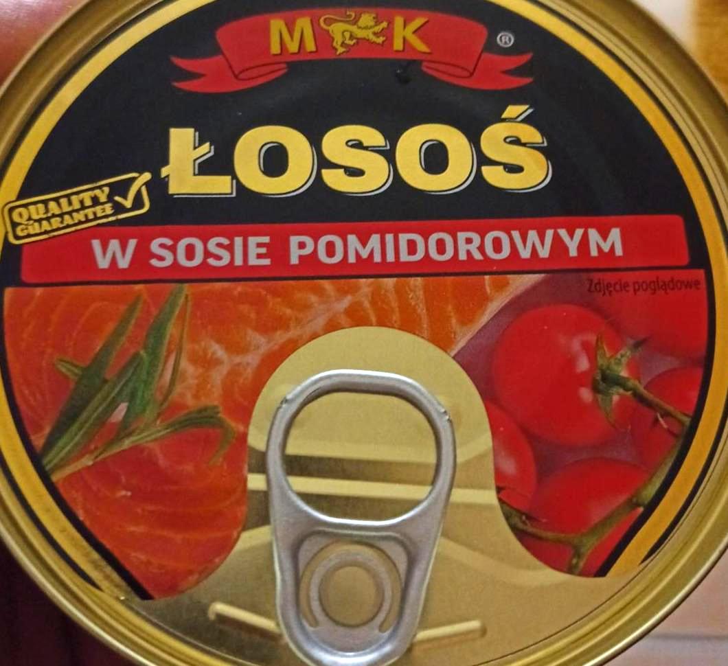 Zdjęcia - MK Łosoś w sosie pomidorowym 160 g