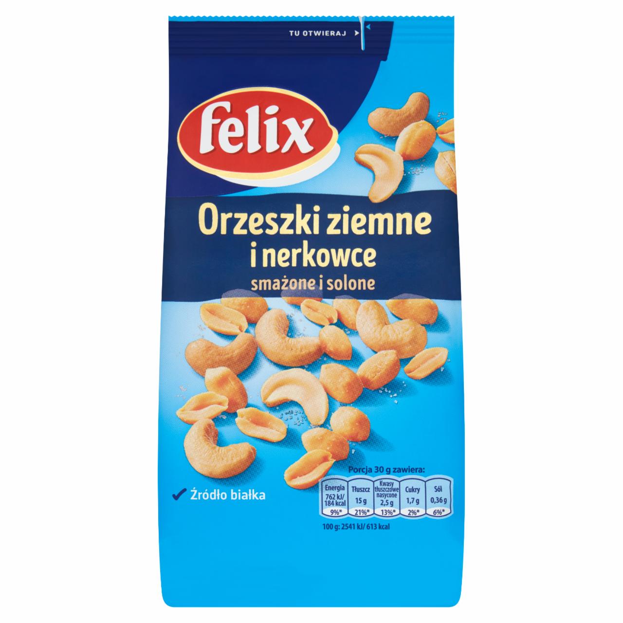 Zdjęcia - Felix Orzeszki ziemne i nerkowce smażone i solone 240 g