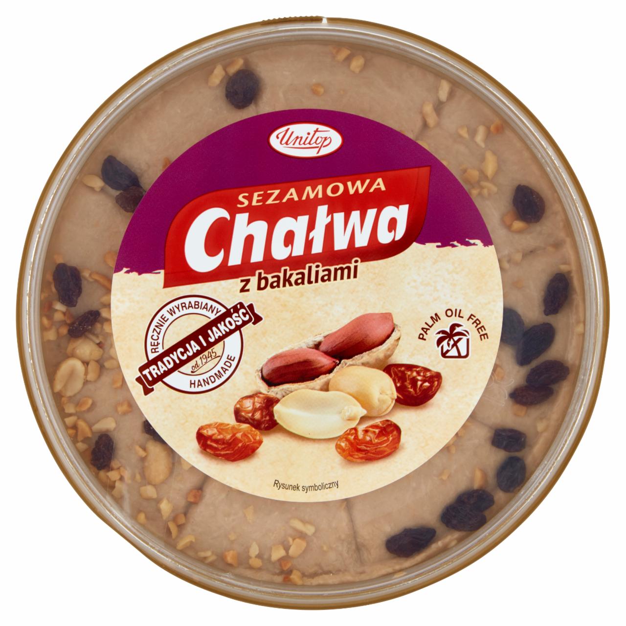 Zdjęcia - Unitop Chałwa sezamowa z bakaliami 400 g