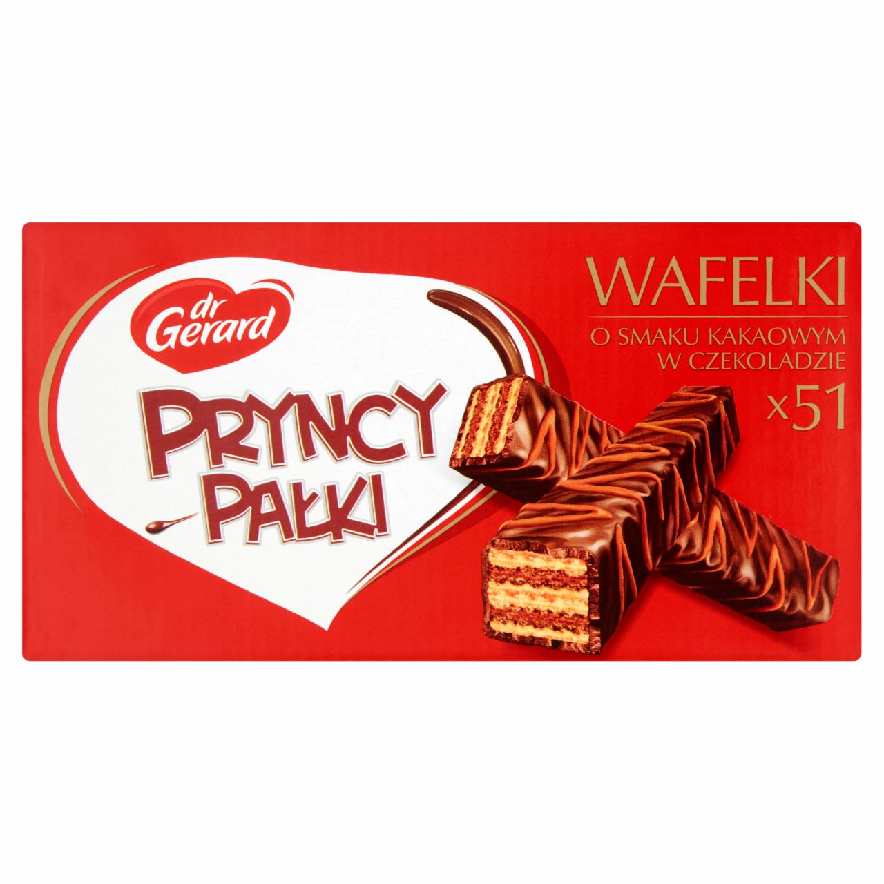 Zdjęcia - dr Gerard PryncyPałki Classic Wafelki o smaku kakaowym w czekoladzie 1,071 kg (51 sztuk)