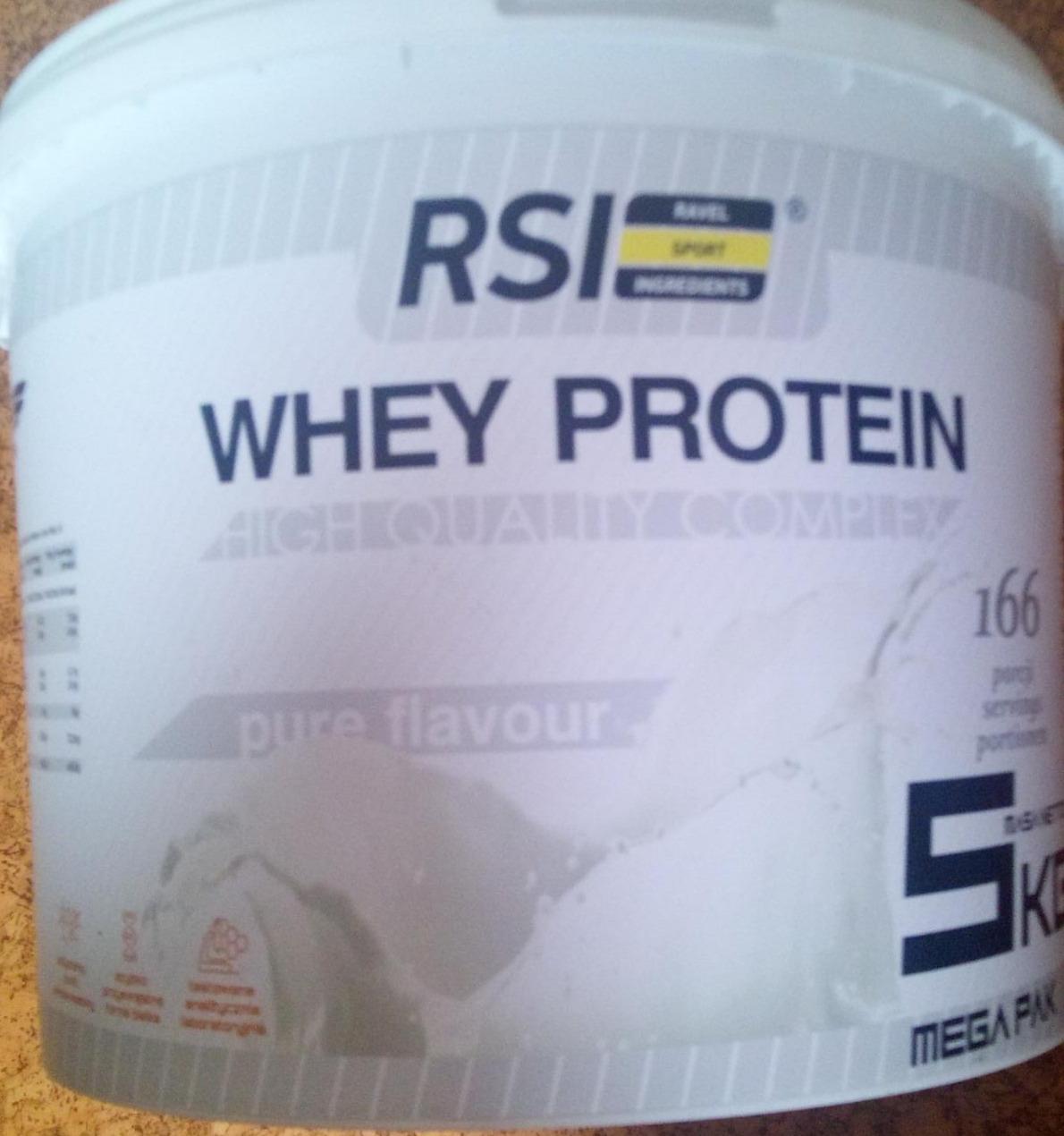 Zdjęcia - Whey Protein quality complex pure flavour RSI