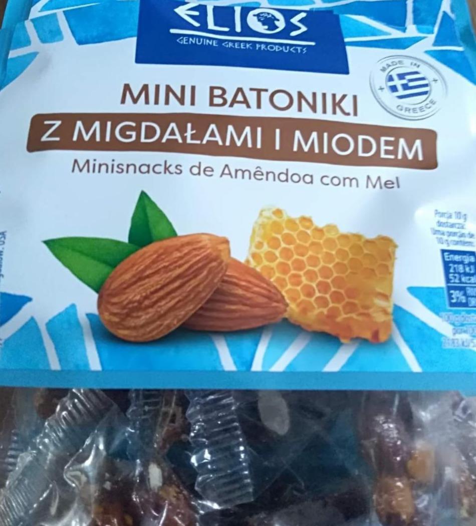 Zdjęcia - Elios mini batoniki z migdałami i miodem