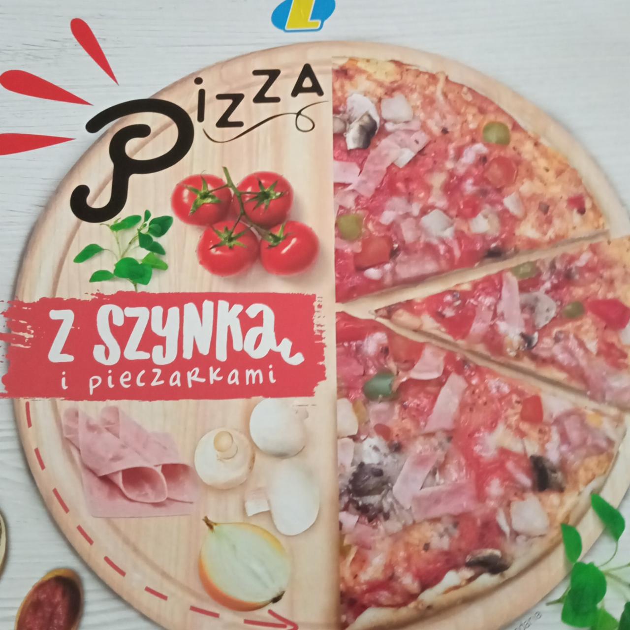 Zdjęcia - Pizza z szynką i pieczarkami Lewiatan