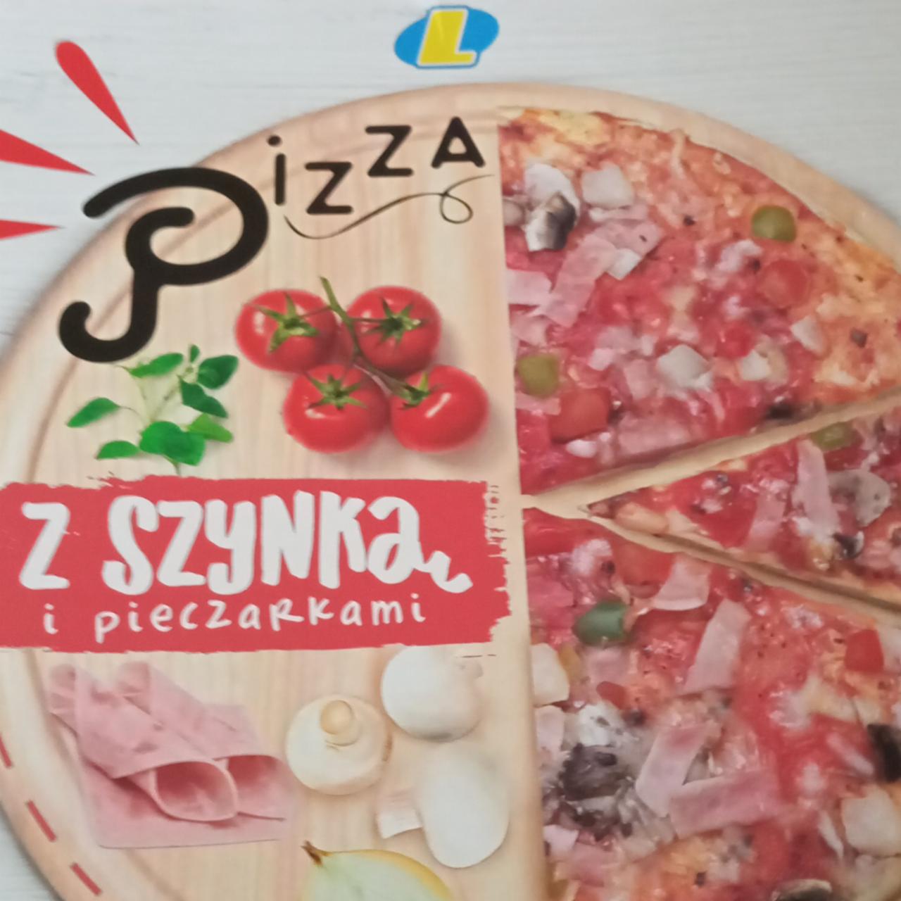 Zdjęcia - Pizza z szynką i pieczarkami Lewiatan
