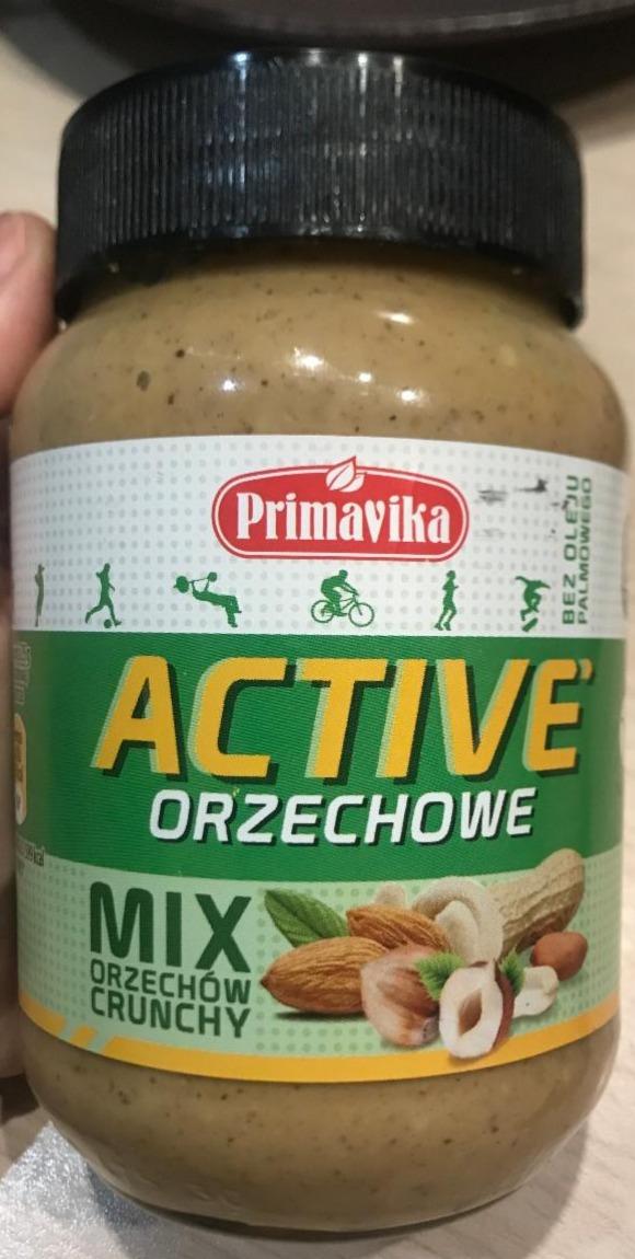 Zdjęcia - Primavika Masło orzechowe active mix orzechów crunchy 470 g