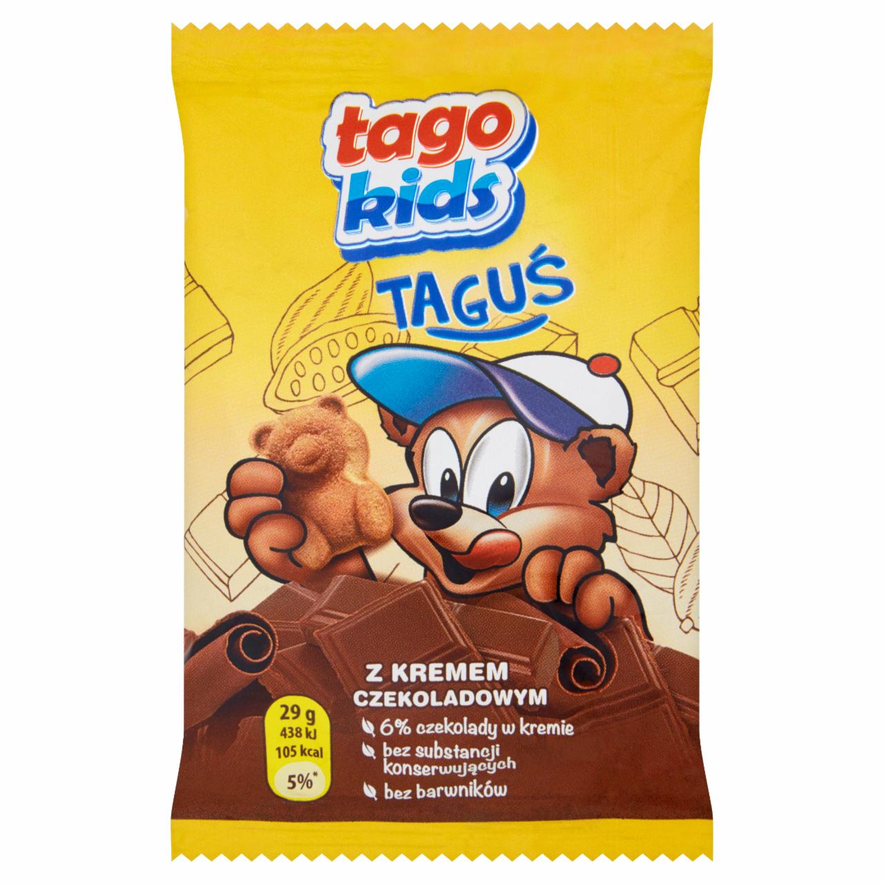 Zdjęcia - Tago Kids Taguś Ciastko biszkoptowe z kremem czekoladowym 29 g