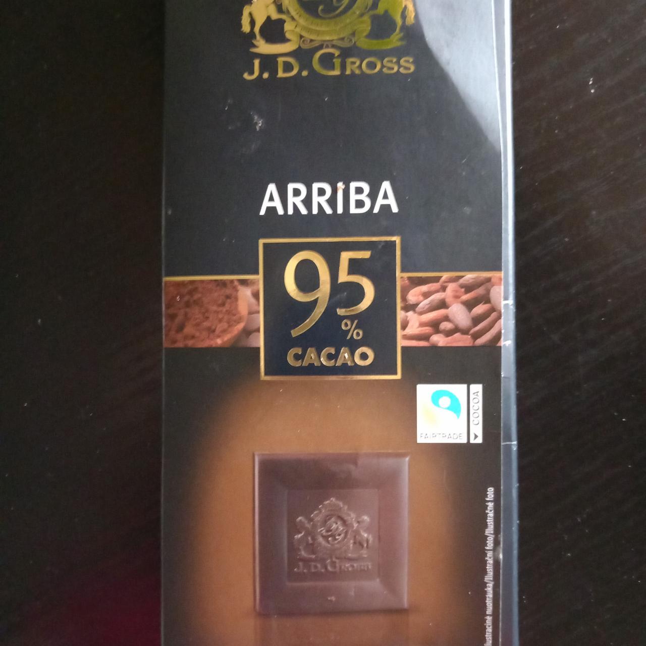 Zdjęcia - czekolada gorzka 95% cacao Ekwador J.D. Gross