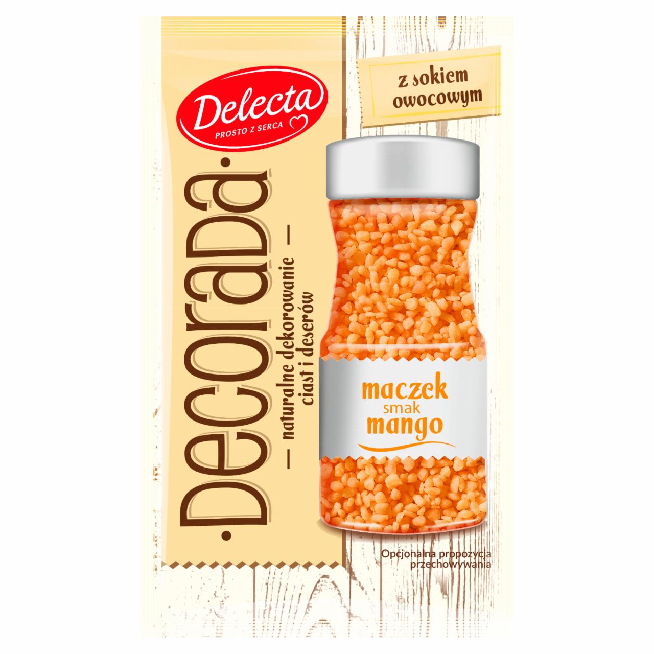 Zdjęcia - Delecta Decorada Maczek smak mango 40 g