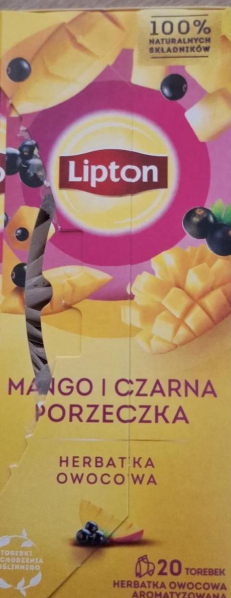 Zdjęcia - Lipton Herbatka owocowa mango i czarna porzeczka 34 g (20 torebek)