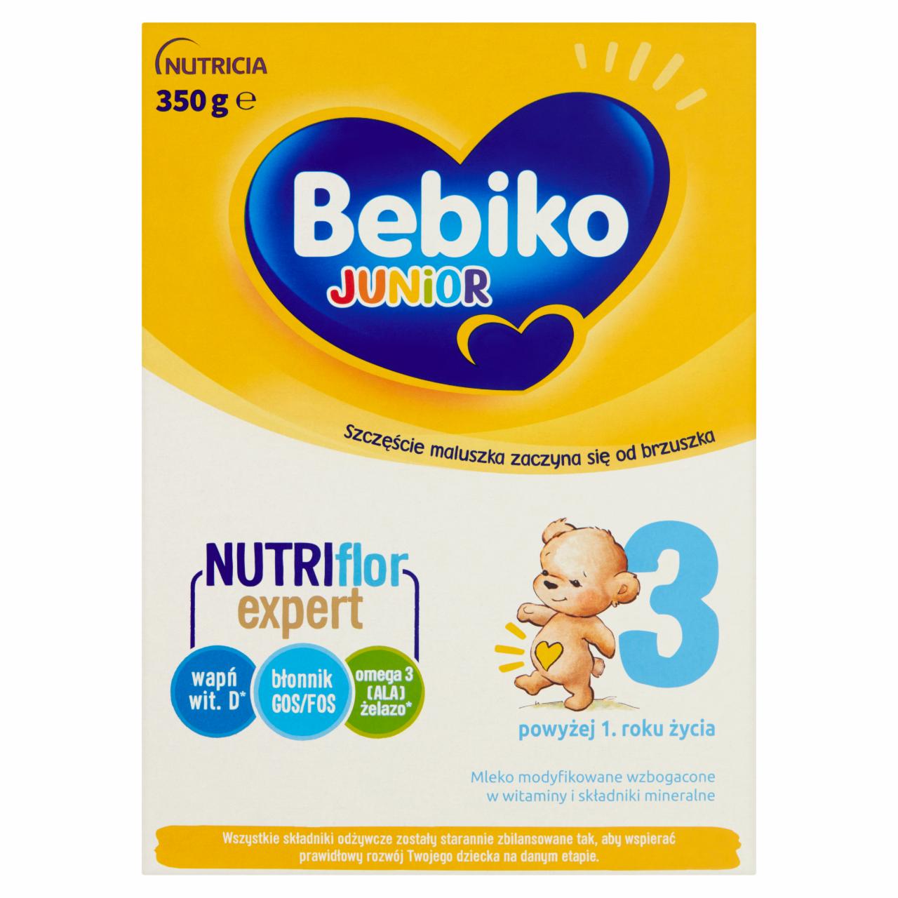 Zdjęcia - Bebiko Junior 3 Mleko modyfikowane dla dzieci powyżej 1. roku życia 350 g