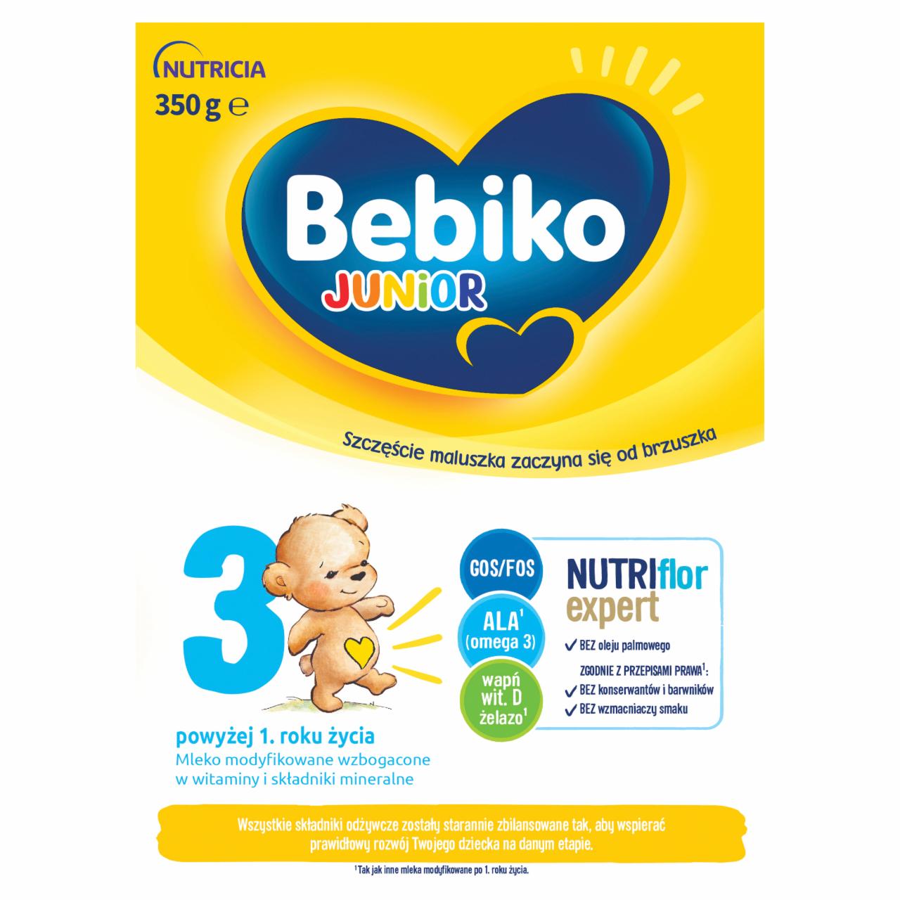 Zdjęcia - Bebiko Junior 3 Mleko modyfikowane dla dzieci powyżej 1. roku życia 350 g