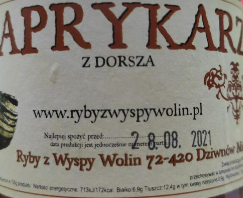 Zdjęcia - Paprykarz z dorsza ryby z wyspy wolin