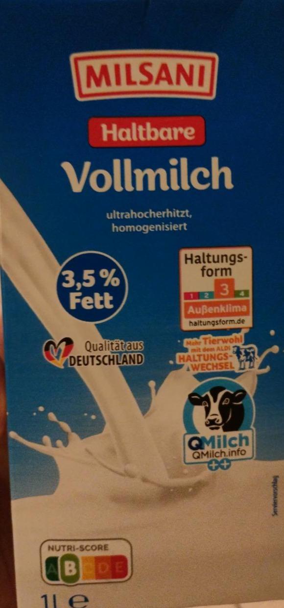 Zdjęcia - Haltbare Vollmilch 3,5% Milsani