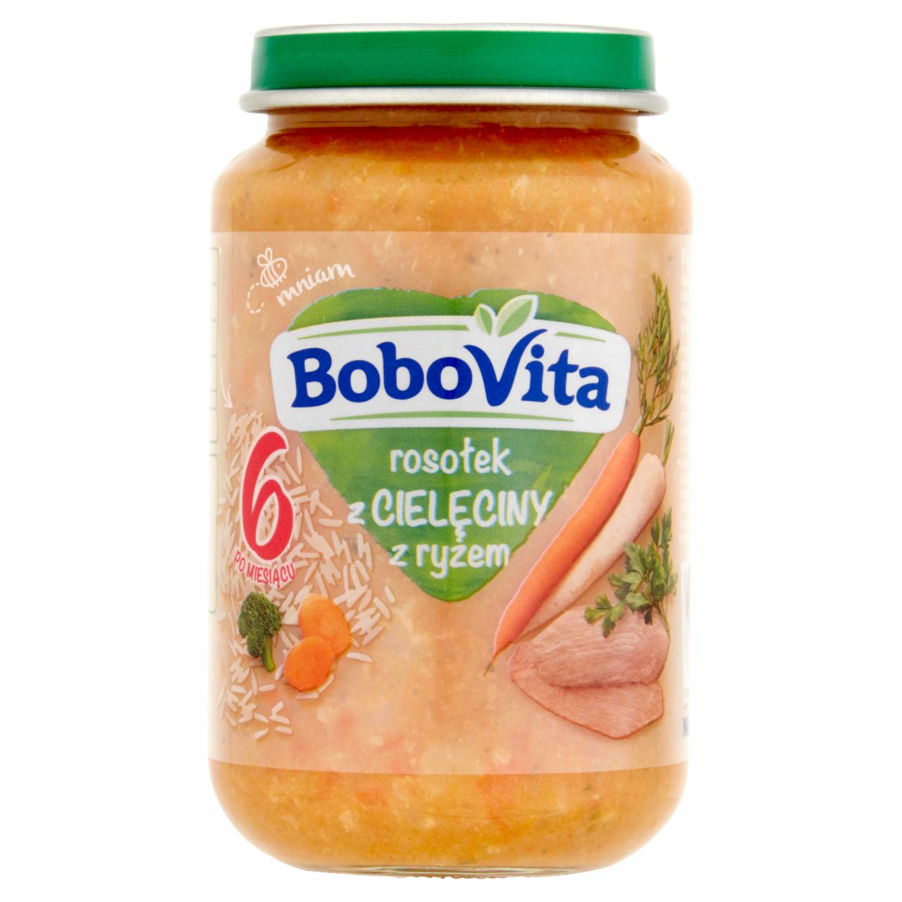 Zdjęcia - BoboVita Rosołek z cielęciny z ryżem po 6 miesiącu 190 g