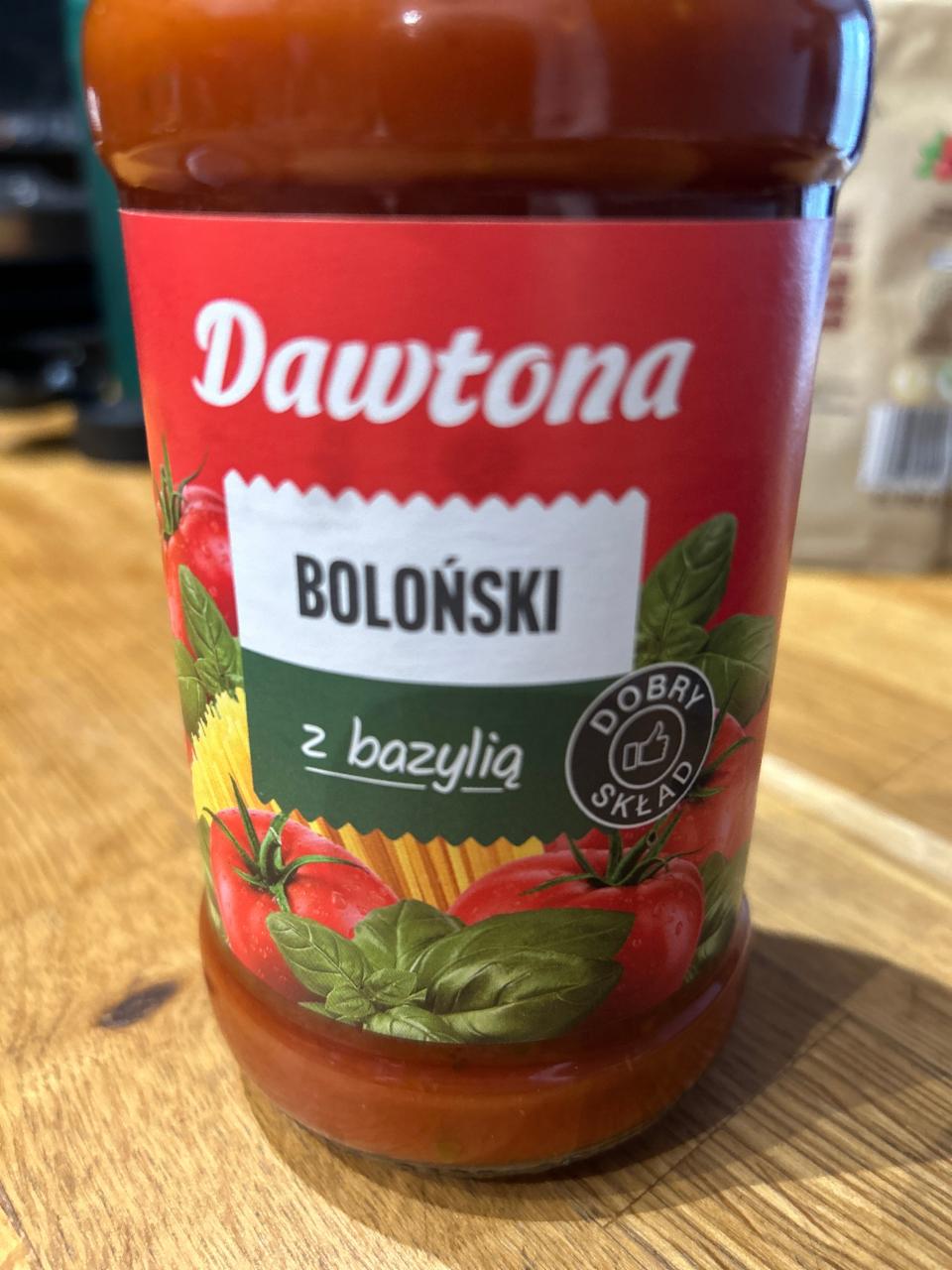 Zdjęcia - Dawtona Sos boloński z bazylią 520 g