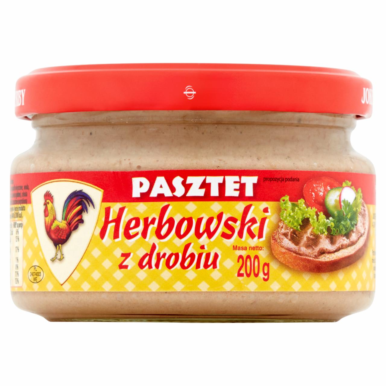 Zdjęcia - Pasztet Herbowski z drobiu 200 g