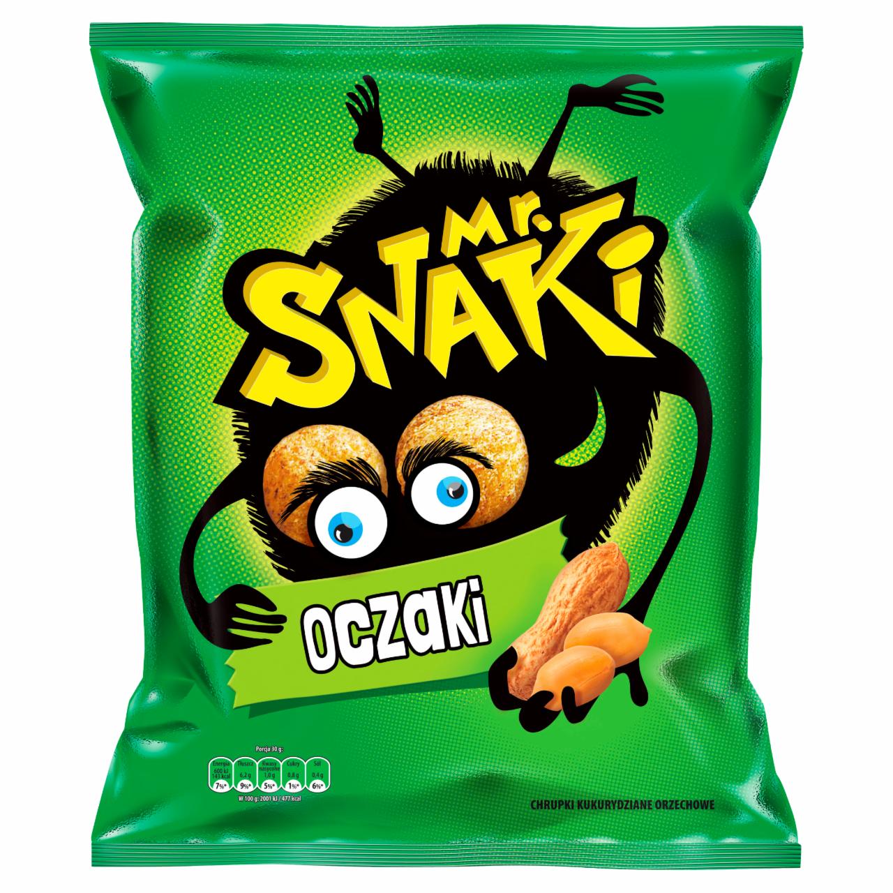 Zdjęcia - Mr. Snaki Oczaki Chrupki kukurydziane orzechowe 108 g