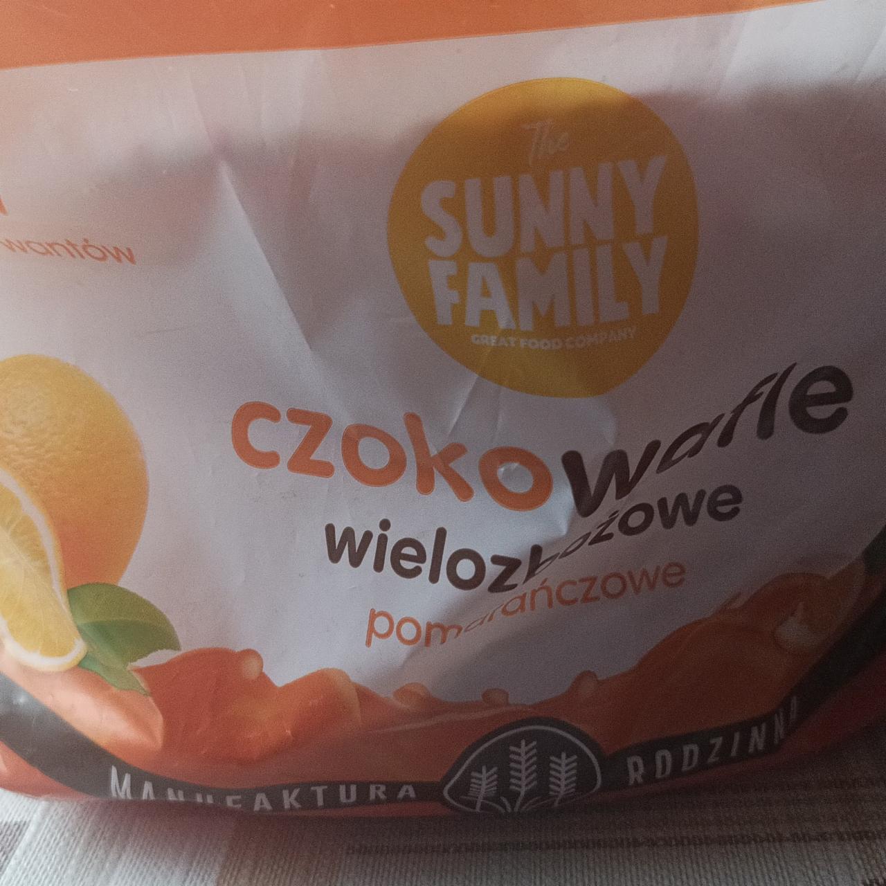 Zdjęcia - Czokowafle wielozbożowe pomarańczowe Sunny Family