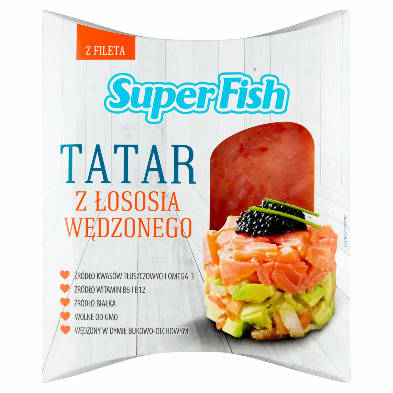 Zdjęcia - SuperFish Tatar z łososia wędzonego w dymie olchowo-bukowym 150 g