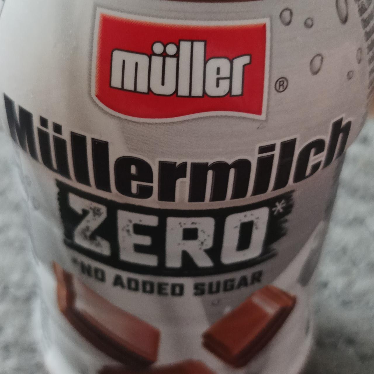 Zdjęcia - Mullermilch Zero czekolada Muller