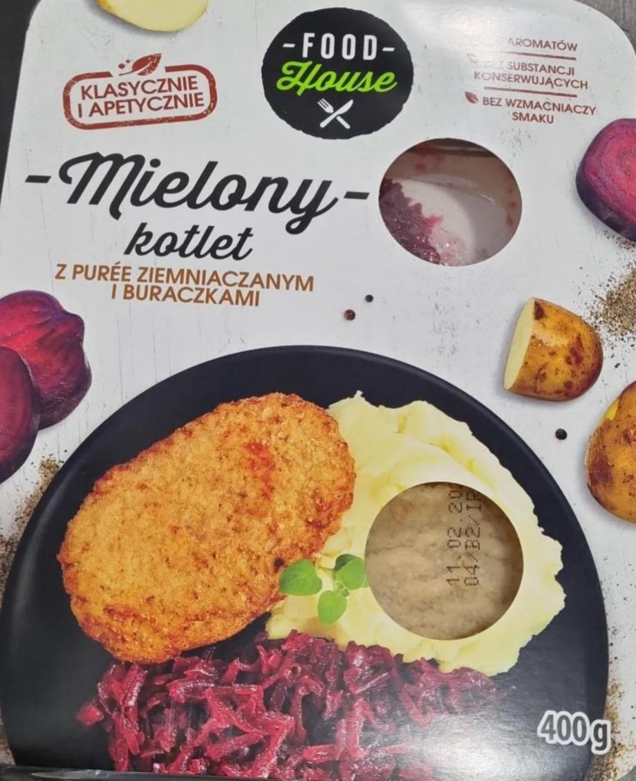 Zdjęcia - Mielony kotlet z puree ziemniaczanym i buraczkami Food House