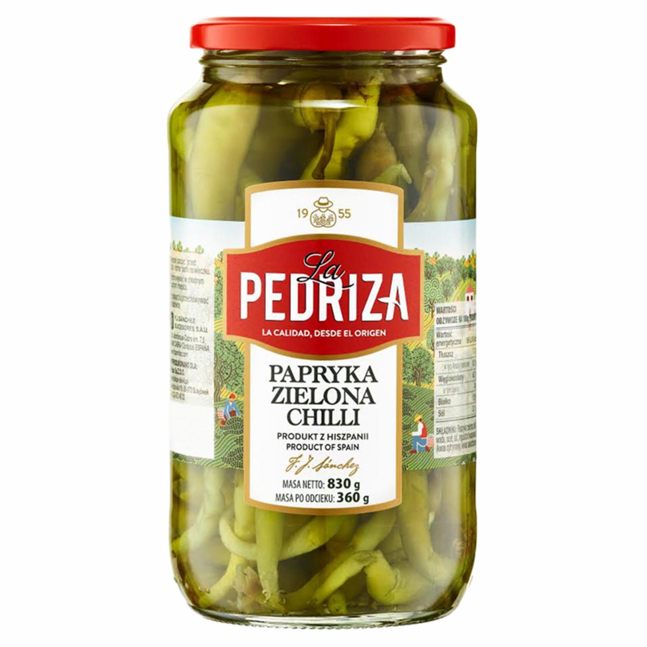 Zdjęcia - La Pedriza Papryka zielona chilli 830 g