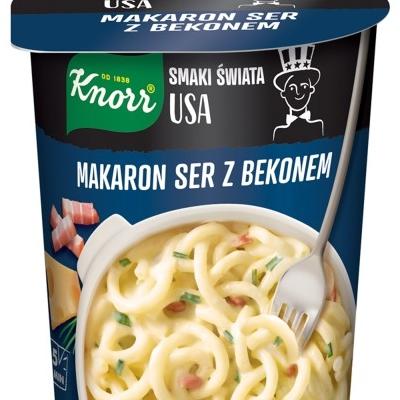 Zdjęcia - Knorr Cheese & Bacon Makaron 71 g