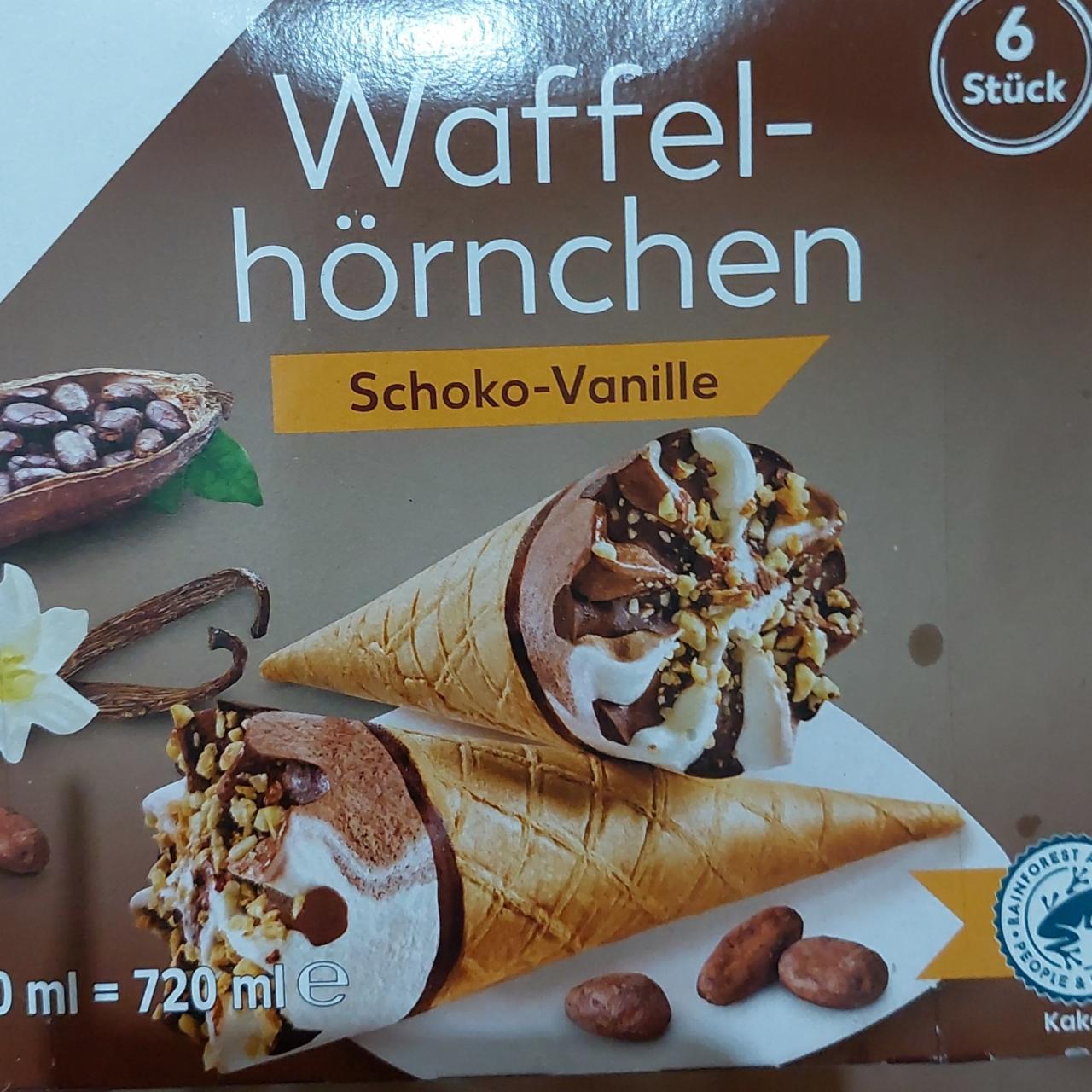 Zdjęcia - Waffelhörnchen Schoko-Vanille K-Classic