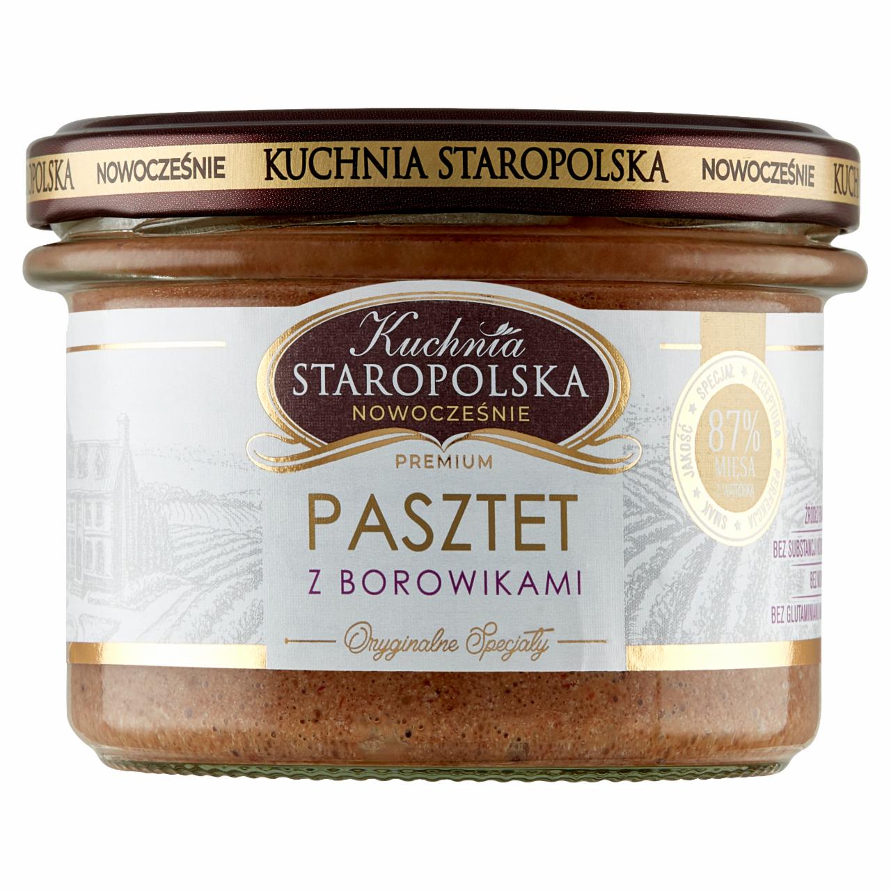 Zdjęcia - Kuchnia Staropolska Premium Pasztet z borowikami 160 g