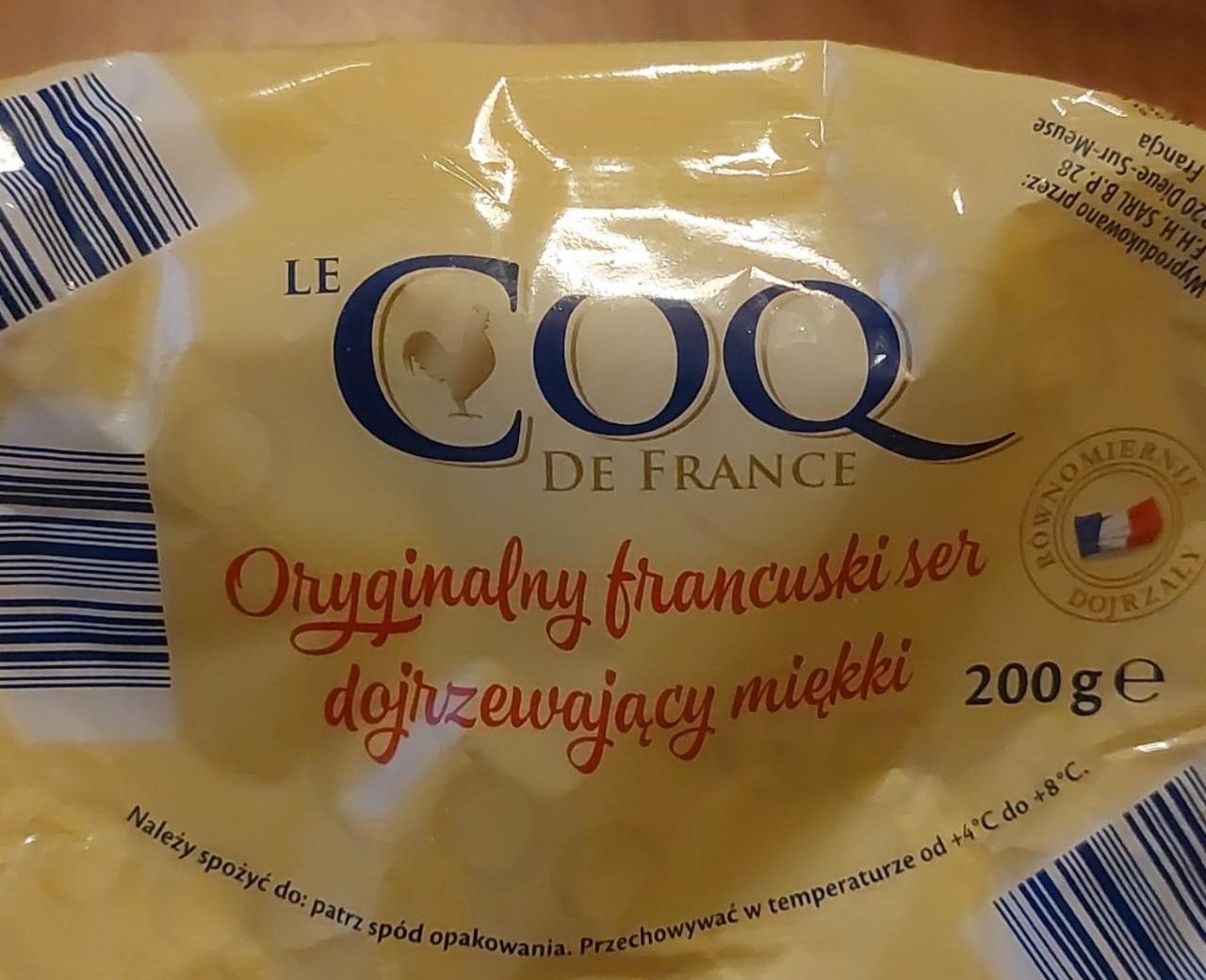 Zdjęcia - Oryginalny francuski ser dojrzewający miękki Le COQ