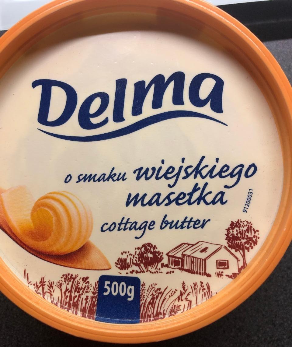 Zdjęcia - Delma Margaryna półtłusta o smaku wiejskiego masełka 450 g 