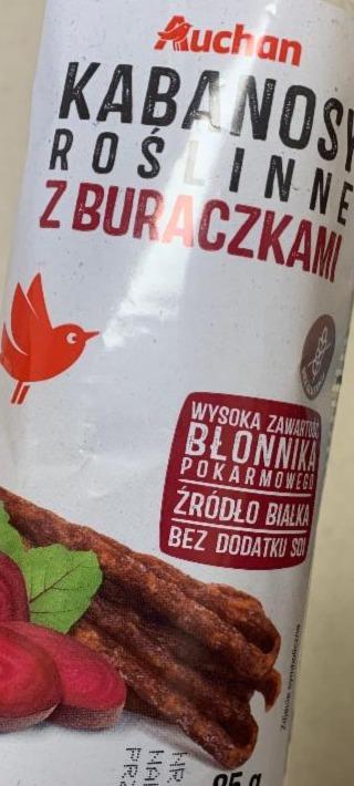 Zdjęcia - Kabanosy roślinne z buraczkami Auchan