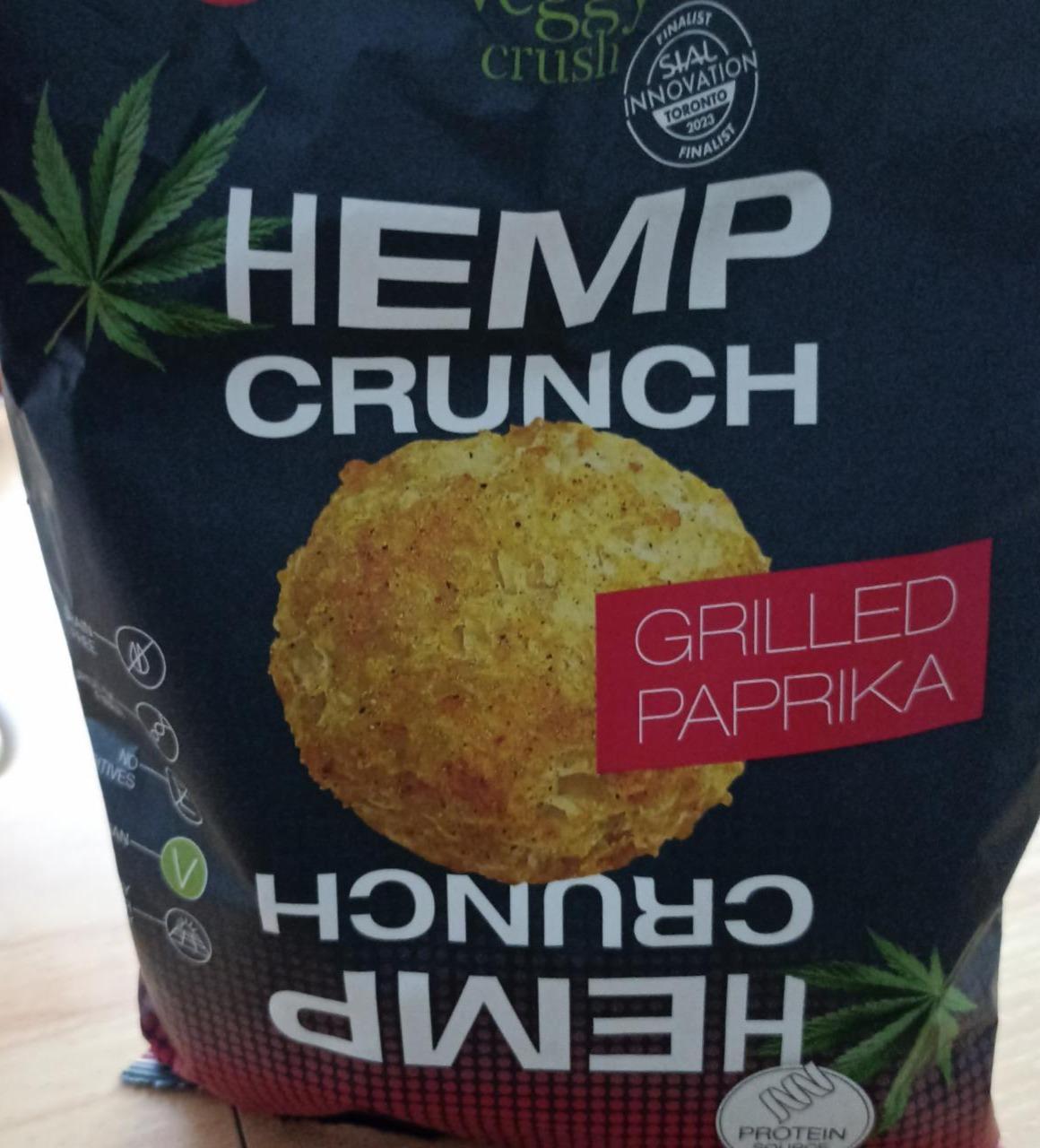 Zdjęcia - Hemp crunch Grilled paprika Veggy crush