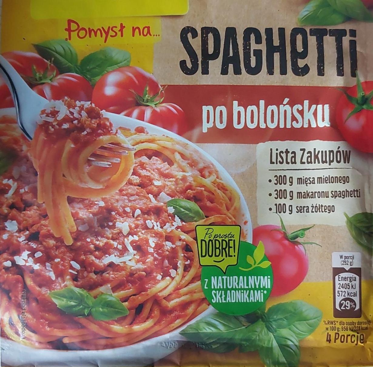 Zdjęcia - Winiary Pomysł na... Spaghetti po bolońsku 44 g