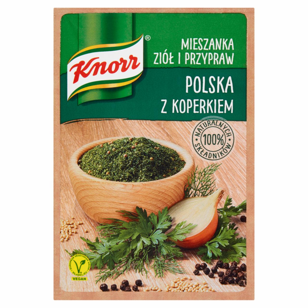 Zdjęcia - Knorr Mieszanka ziół i przypraw polska z koperkiem 13,5 g