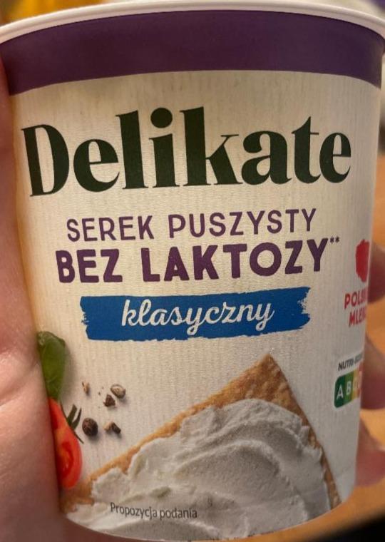 Zdjęcia - Serek puszysty klasyczny bez laktozy Delikate