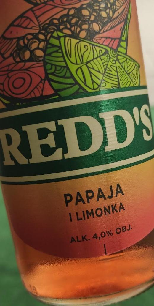 Zdjęcia - Redd's Piwo smak papaja i limonka 400 ml