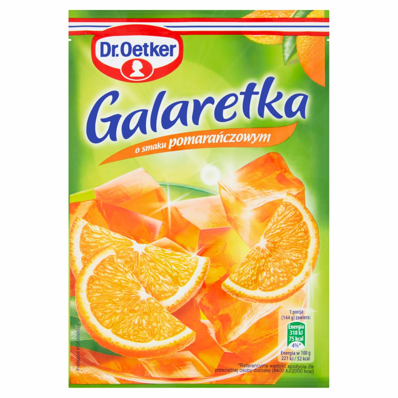Zdjęcia - Galaretka o smaku pomarańczowym Dr. Oetker