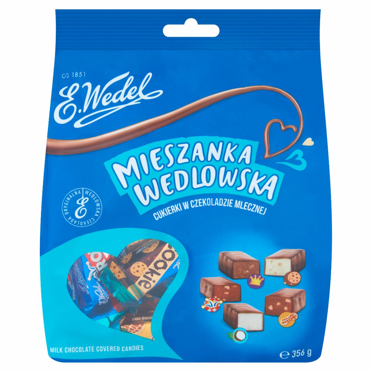 Zdjęcia - E. Wedel Mieszanka Wedlowska Cukierki w czekoladzie mlecznej 356 g