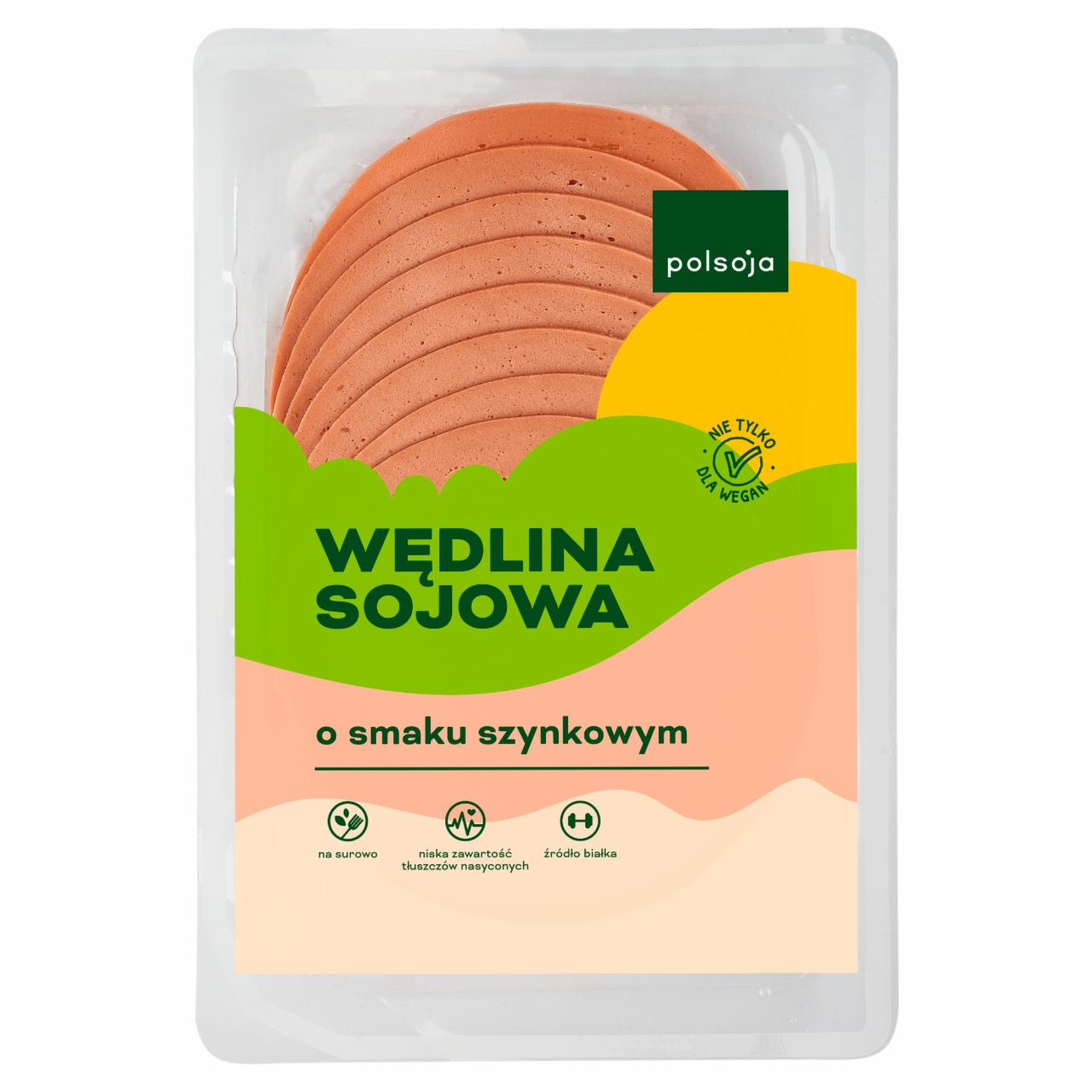 Zdjęcia - Polsoja Wędlina sojowa o smaku szynkowym 100 g