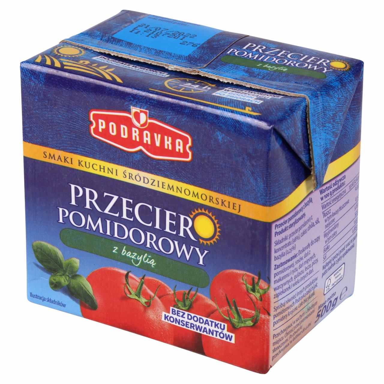 Zdjęcia - Podravka Przecier pomidorowy z bazylią 500 g