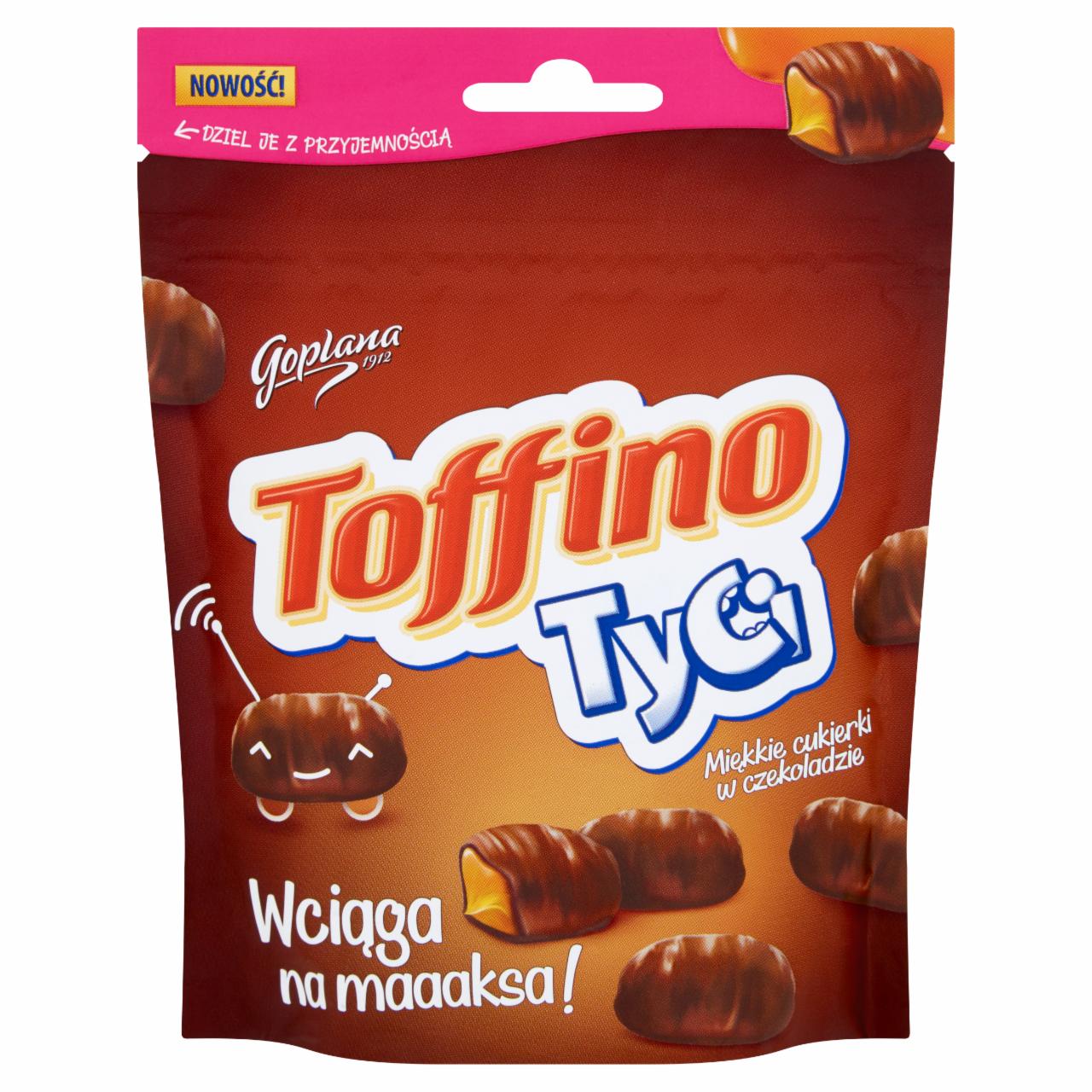 Zdjęcia - Goplana Toffino Tyci Miękkie cukierki w czekoladzie 110 g