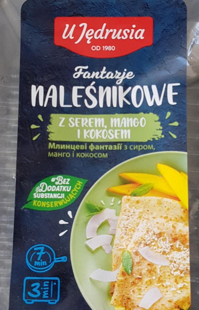 Zdjęcia - Fantazje naleśnikowe z serem, mango i kokosem u Jędrusia