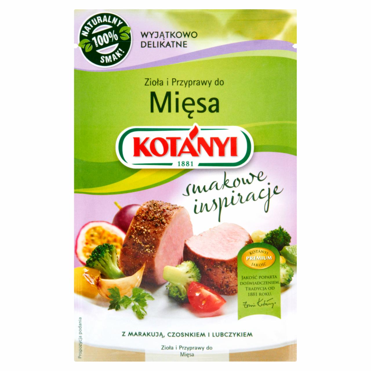 Zdjęcia - Kotányi Smakowe inspiracje Zioła i przyprawy do mięsa 25 g