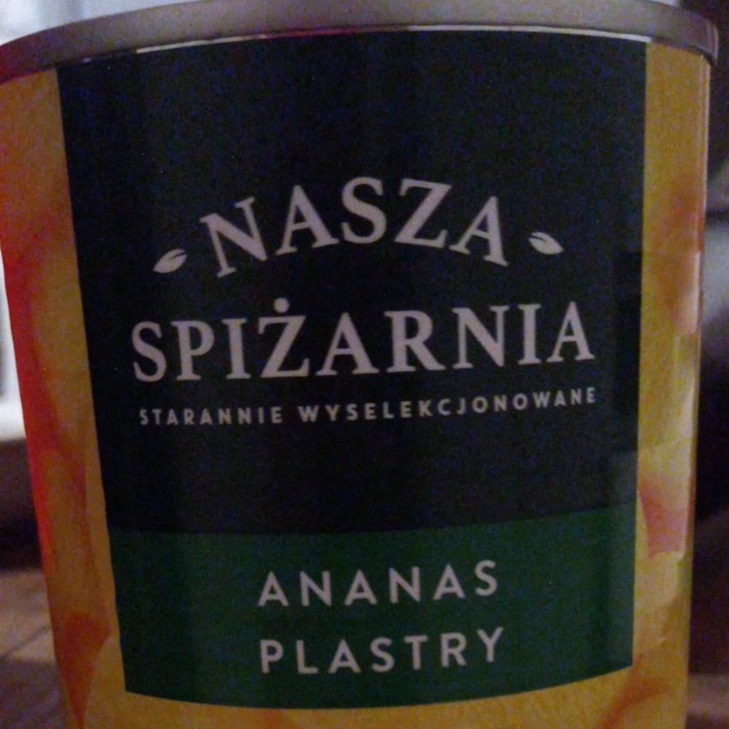 Zdjęcia - Ananas plastry w lekkim syropie Nasza spiżarnia