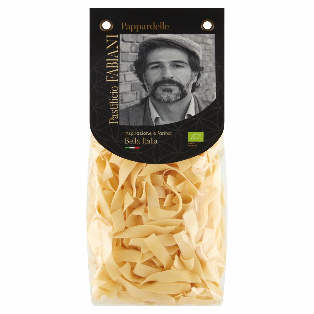 Zdjęcia - Pastificio Fabiani Ekologiczny makaron z pszenicy durum na wodzie źródlanej pappardelle 400 g