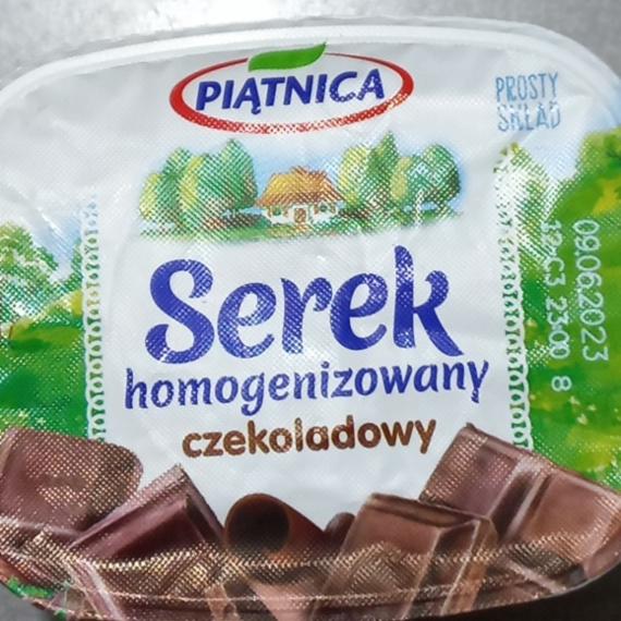 Zdjęcia - Serek homogenizowany czekoladowy Piątnica